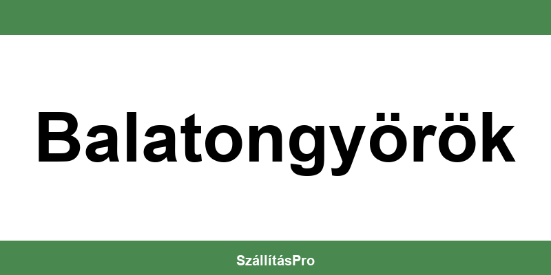 Magyar Posta Balatongyörök nyitvatartás és telefonszám