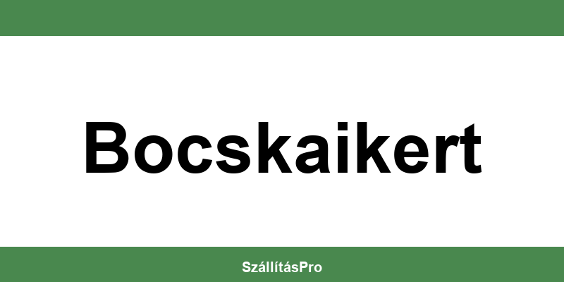 Magyar Posta Bocskaikert nyitvatartás és telefonszám