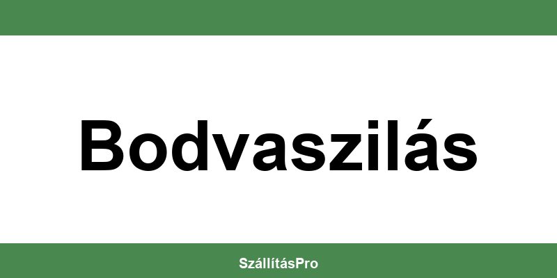 Magyar Posta Bodvaszilás nyitvatartás és telefonszám