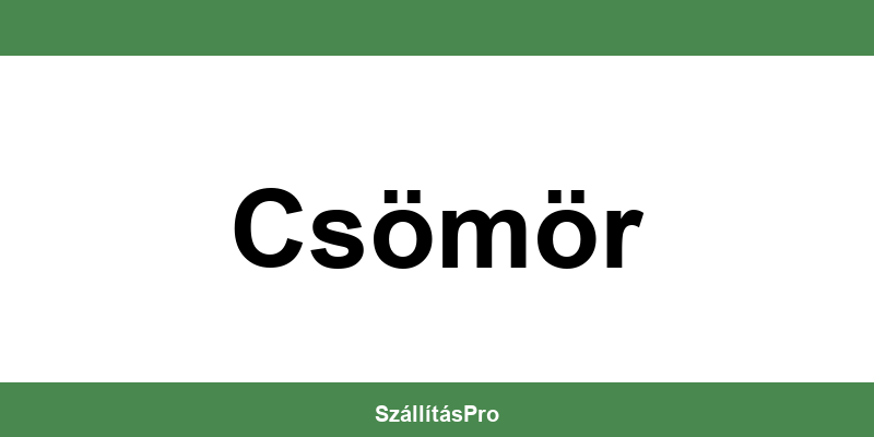 Magyar Posta Csömör nyitvatartás és telefonszám