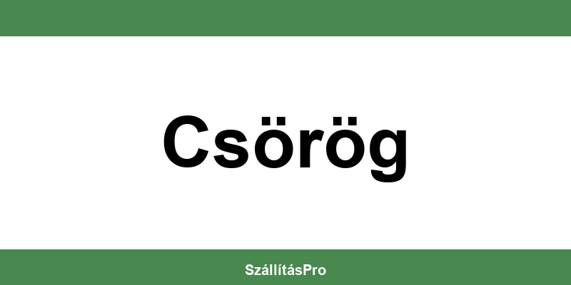 Magyar Posta Csörög nyitvatartás és telefonszám