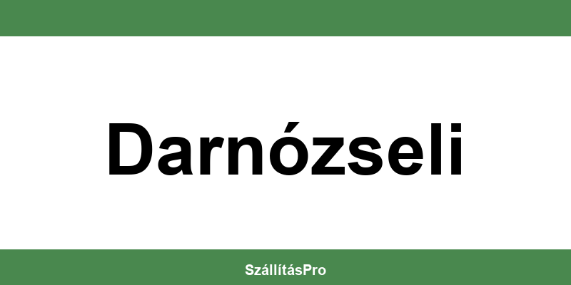 Magyar Posta Darnózseli nyitvatartás és telefonszám