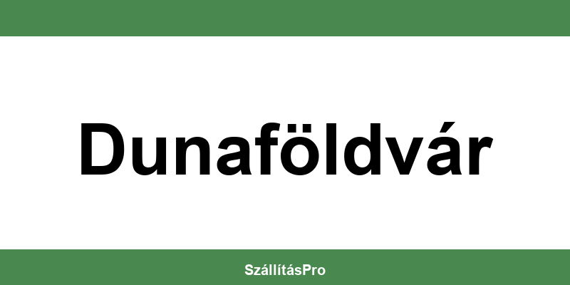 Magyar Posta Dunaföldvár nyitvatartás és telefonszám