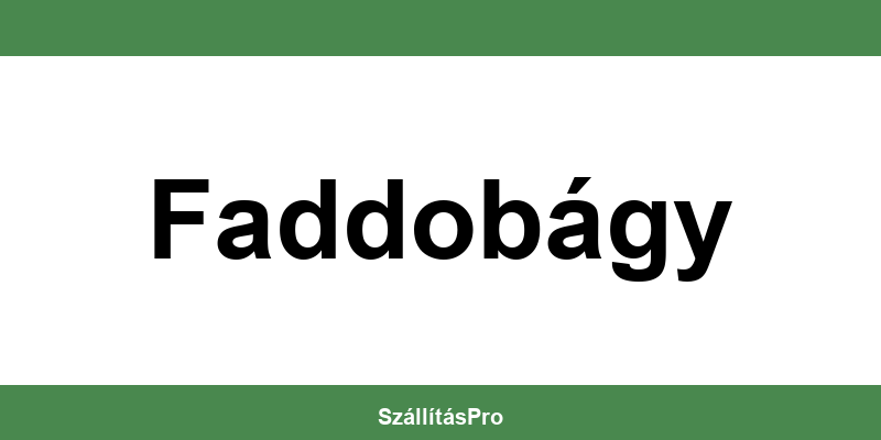 Magyar Posta Faddobágy nyitvatartás és telefonszám