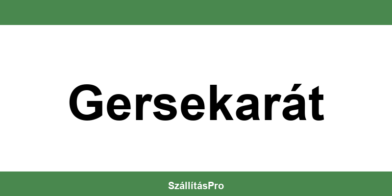 Magyar Posta Gersekarát nyitvatartás és telefonszám