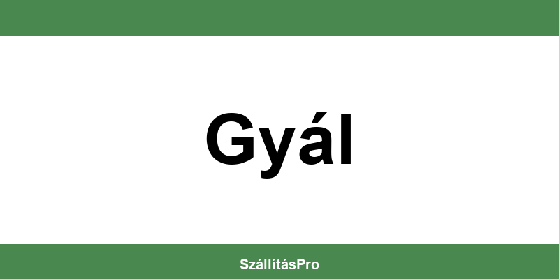 Magyar Posta Gyál nyitvatartás és telefonszám