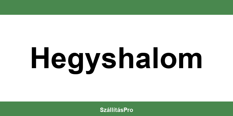 Magyar Posta Hegyshalom nyitvatartás és telefonszám