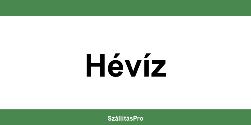 Magyar Posta Hévíz nyitvatartás és telefonszám