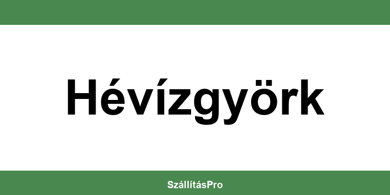 Magyar Posta Hévízgyörk nyitvatartás és telefonszám