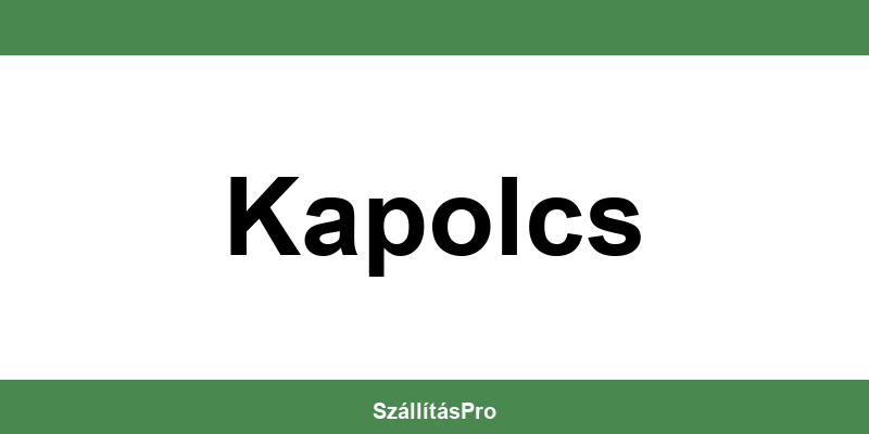 Magyar Posta Kapolcs nyitvatartás és telefonszám