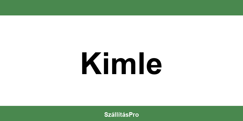 Magyar Posta Kimle nyitvatartás és telefonszám