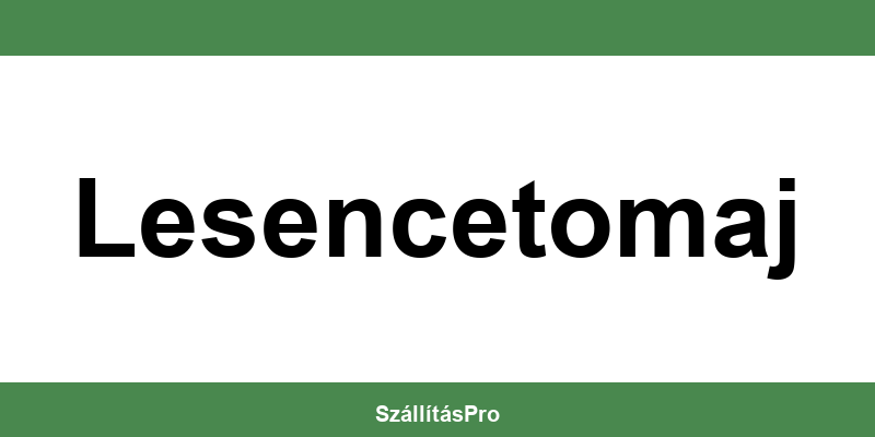 Magyar Posta Lesencetomaj nyitvatartás és telefonszám