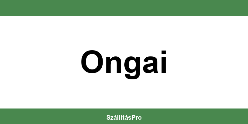 Magyar Posta Ongai nyitvatartás és telefonszám