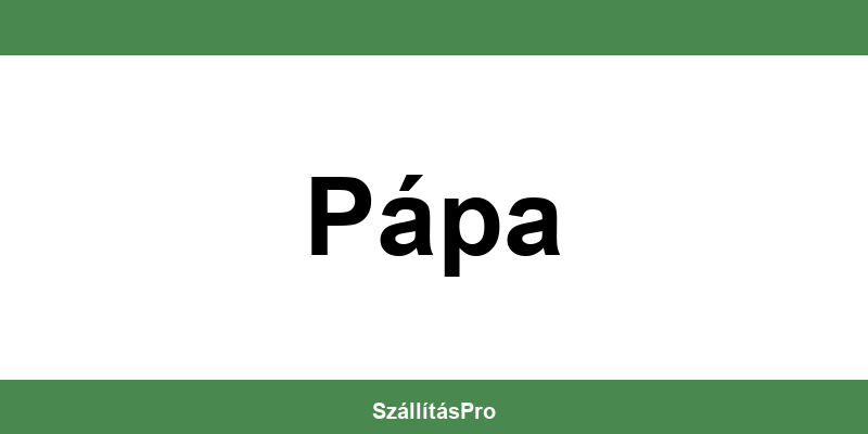 Magyar Posta Pápa nyitvatartás és telefonszám