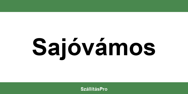 Magyar Posta Sajóvámos nyitvatartás és telefonszám