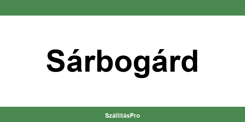 Magyar Posta Sárbogárd nyitvatartás és telefonszám