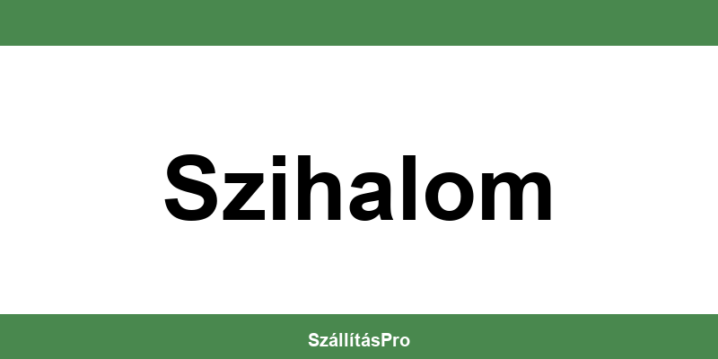 Magyar Posta Szihalom nyitvatartás és telefonszám