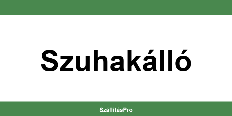 Magyar Posta Szuhakálló nyitvatartás és telefonszám