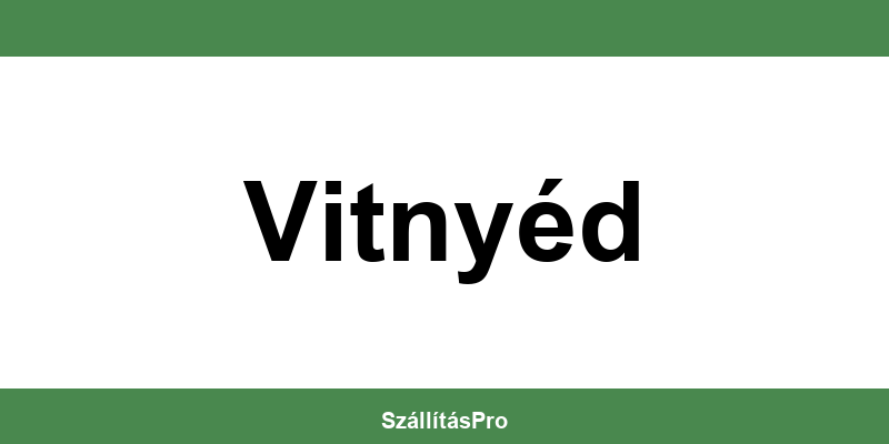 Magyar Posta Vitnyéd nyitvatartás és telefonszám