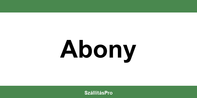 Magyar Posta Abony nyitvatartás és telefonszám