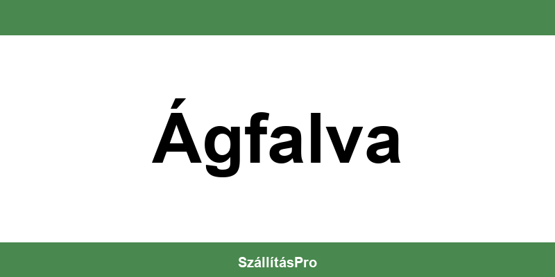 Magyar Posta Ágfalva nyitvatartás és telefonszám