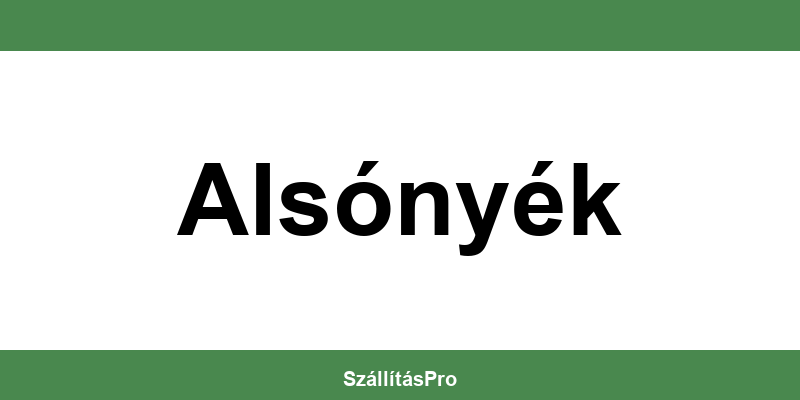 Magyar Posta Alsónyék nyitvatartás és telefonszám