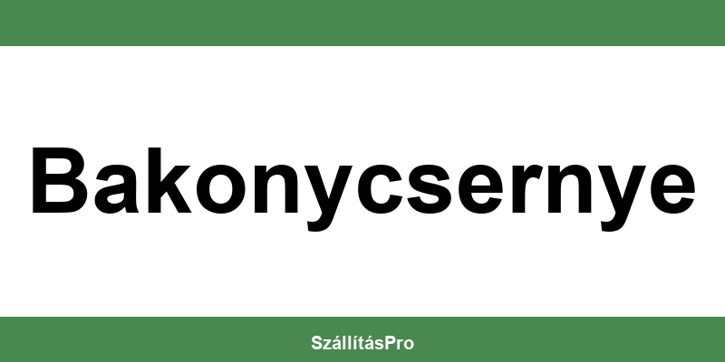 Magyar Posta Bakonycsernye nyitvatartás és telefonszám