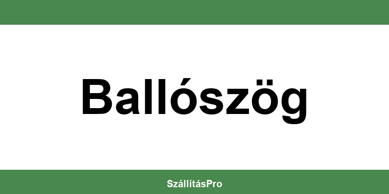 Magyar Posta Ballószög nyitvatartás és telefonszám