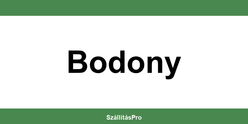 Magyar Posta Bodony nyitvatartás és telefonszám