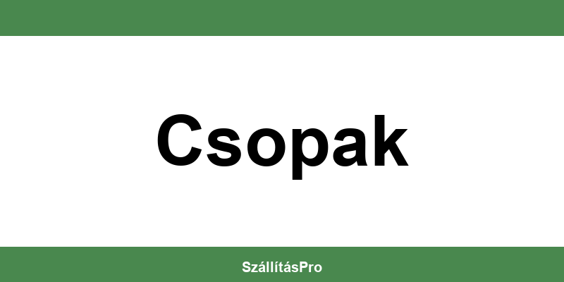 Magyar Posta Csopak nyitvatartás és telefonszám