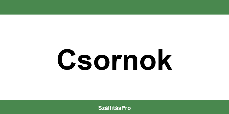 Magyar Posta Csornok nyitvatartás és telefonszám