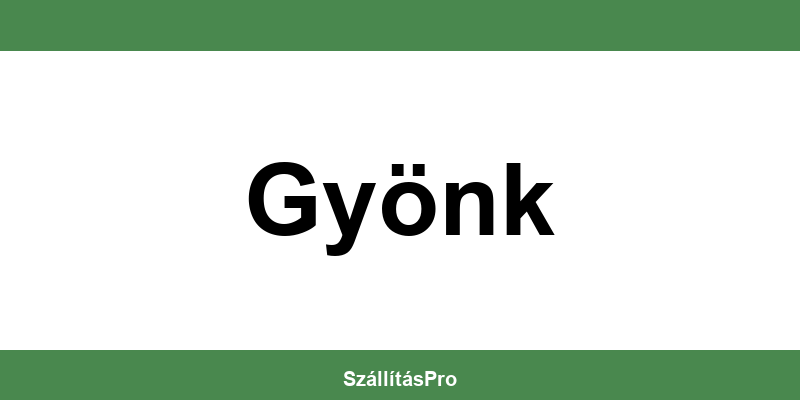 Magyar Posta Gyönk nyitvatartás és telefonszám