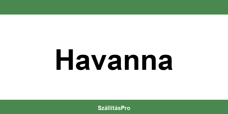 Magyar Posta Havanna nyitvatartás és telefonszám