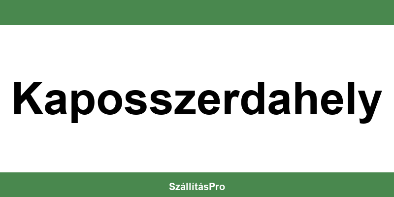 Magyar Posta Kaposszerdahely nyitvatartás és telefonszám