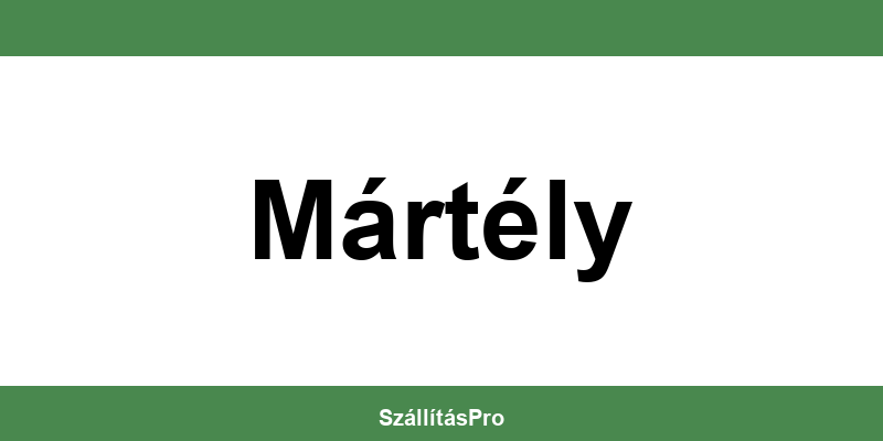 Magyar Posta Mártély nyitvatartás és telefonszám