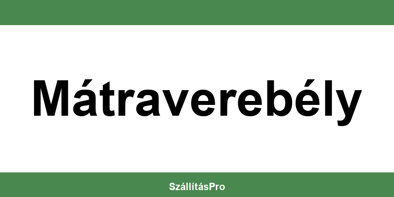 Magyar Posta Mátraverebély nyitvatartás és telefonszám