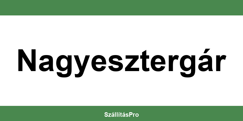 Magyar Posta Nagyesztergár nyitvatartás és telefonszám