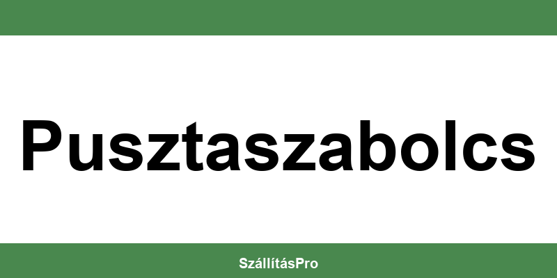 Magyar Posta Pusztaszabolcs nyitvatartás és telefonszám