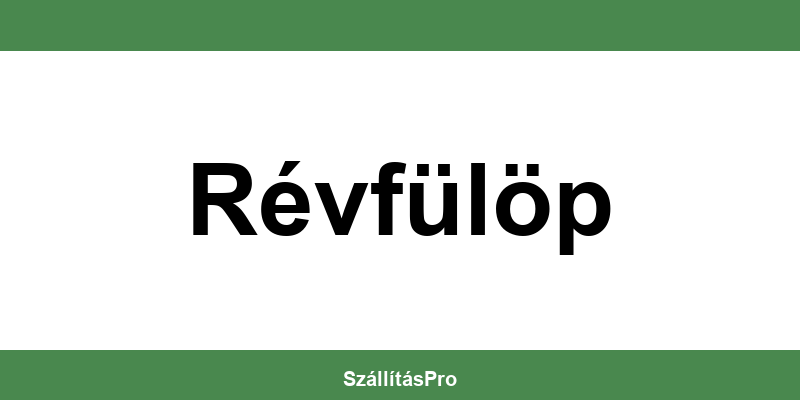 Magyar Posta Révfülöp nyitvatartás és telefonszám