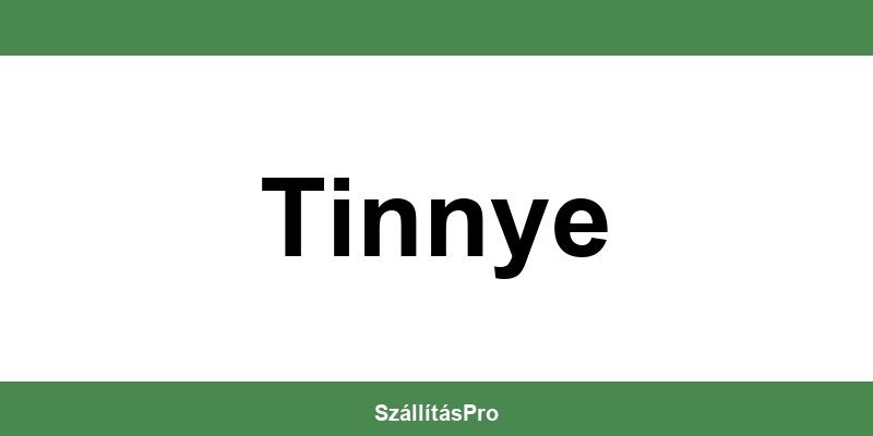 Magyar Posta Tinnye nyitvatartás és telefonszám