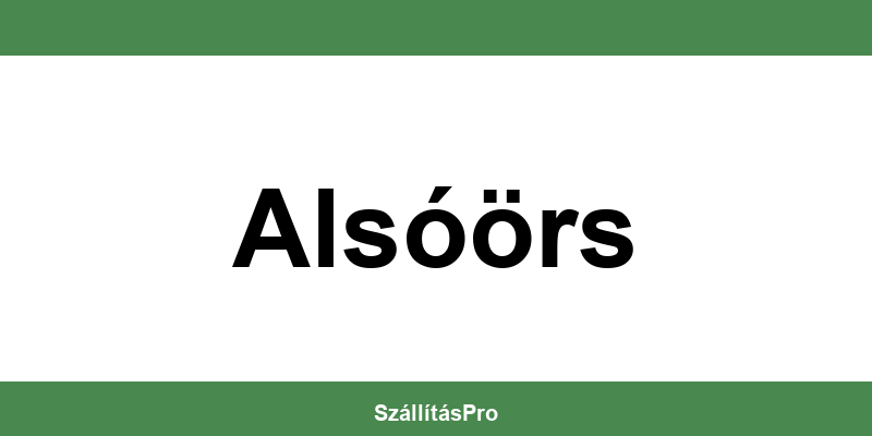 Magyar Posta Alsóörs nyitvatartás és telefonszám