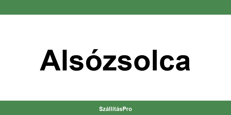 Magyar Posta Alsózsolca nyitvatartás és telefonszám