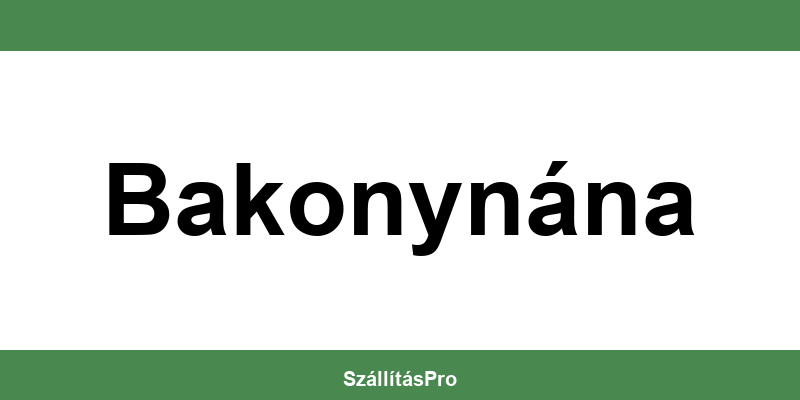 Magyar Posta Bakonynána nyitvatartás és telefonszám