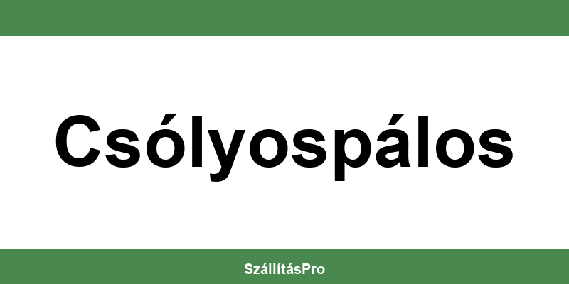 Magyar Posta Csólyospálos nyitvatartás és telefonszám