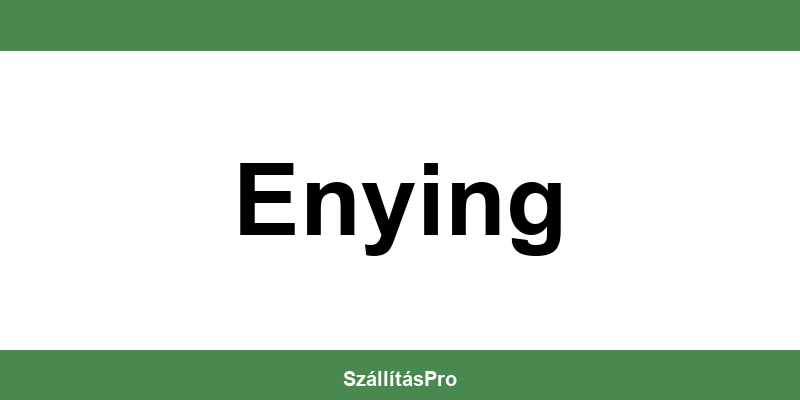 Magyar Posta Enying nyitvatartás és telefonszám