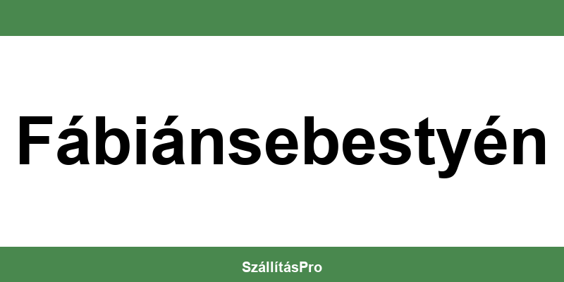 Magyar Posta Fábiánsebestyén nyitvatartás és telefonszám