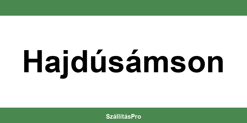 Magyar Posta Hajdúsámson nyitvatartás és telefonszám