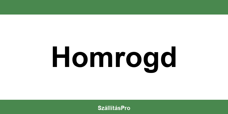 Magyar Posta Homrogd nyitvatartás és telefonszám