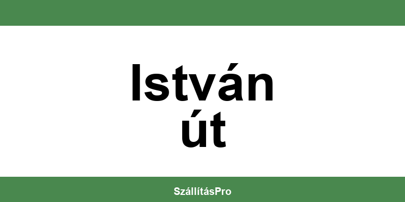 Magyar Posta István út nyitvatartás és telefonszám