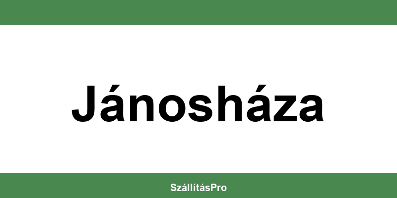 Magyar Posta Jánosháza nyitvatartás és telefonszám